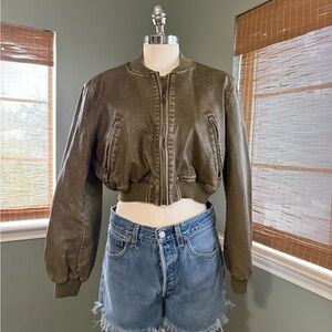 Lioness Khaki Women's Bomber Jacket